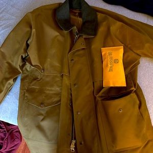 Filson Made in USA Tin Packer Coat Small, NEW WITH TAG